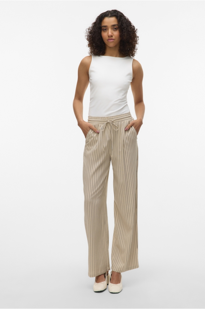 VMJESMILO HW WIDE PANTS WVN GA NOOS 10287363 SILVER LINING/ANJA OBSID